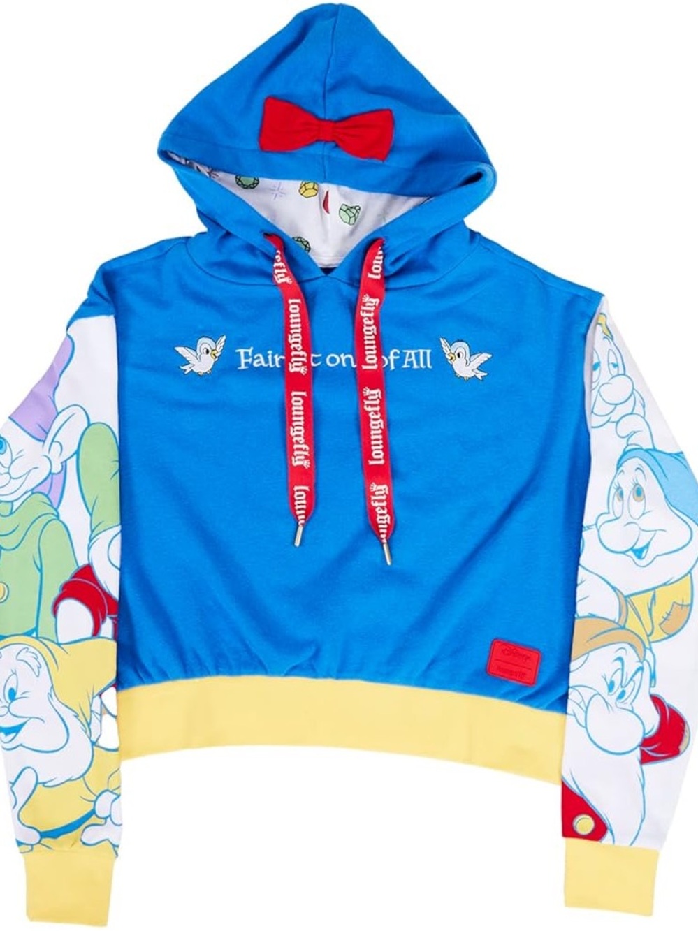 Disney Blue & Yellow Snow White 'Fairest One of All' Loungefly Hoodie